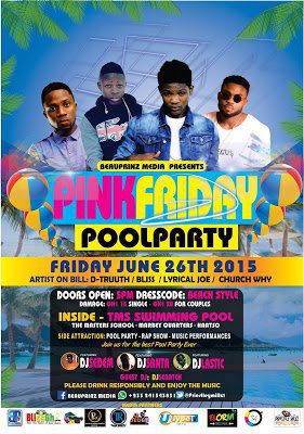 11639547 10203794874666274 1726378595 o - PINKFRIDAYS POOL PARTY TOUR 26th June, 2015