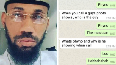 GirlgetsintotroublewithdadforusingPhyno27spicasWhatsappDP 390x220 - BuZz: What is Phyno?, Girl gets in trouble with dad for using Phyno's pic as Whatsapp DP